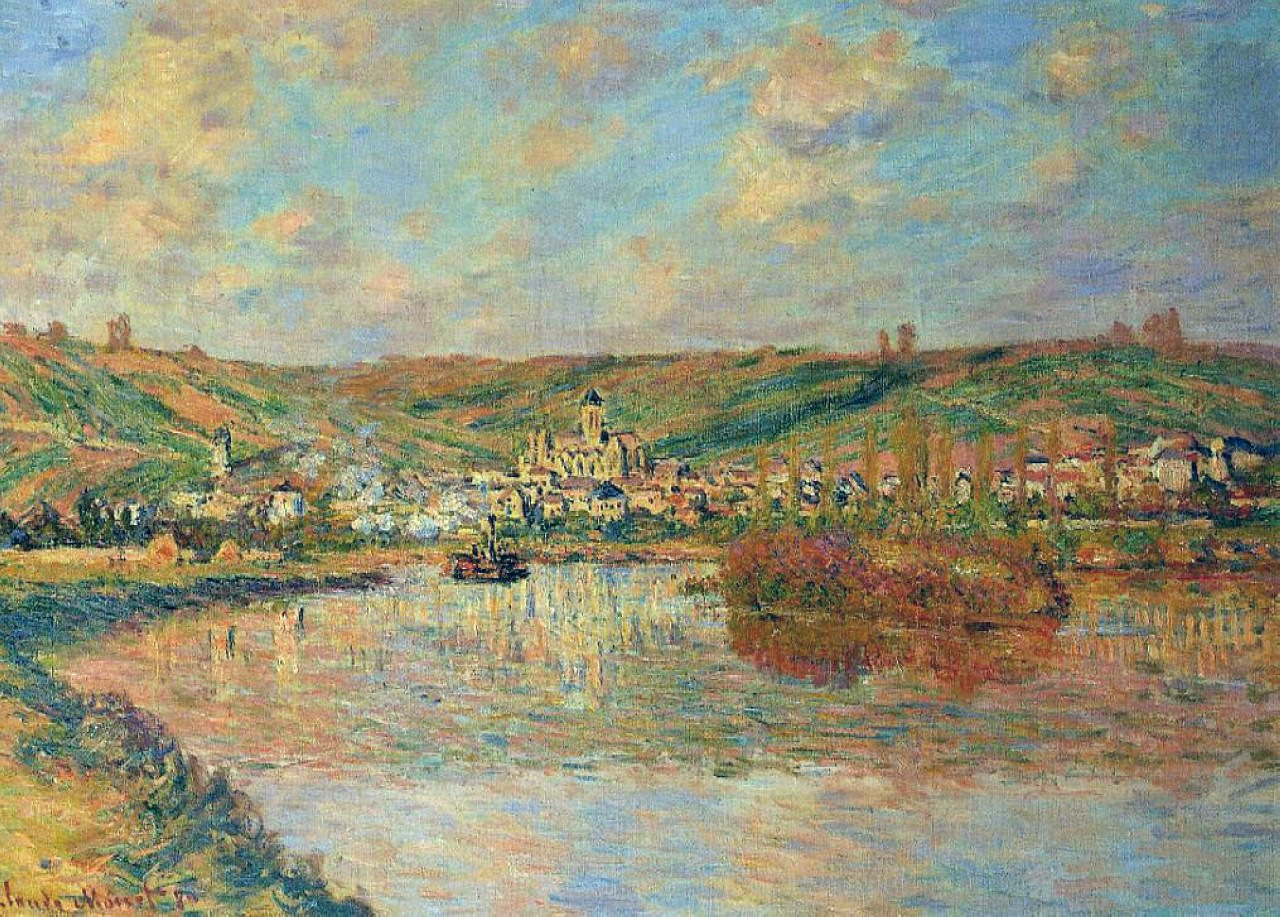 Late Afternoon in Vetheuil 1880